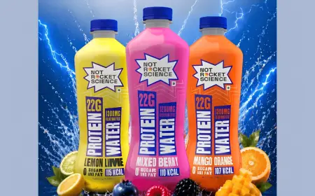 Not Rocket Science Protein Water India Launches with 22g Protein