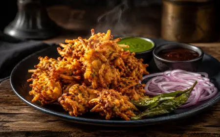Veg Pakora Recipe with SOP & Presentation Guide