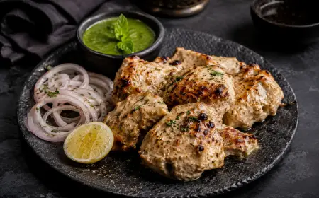Afghani Chicken Recipe with SOP & Presentation Guide
