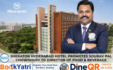 Sourav Pal Chowdhury Joins Sheraton Hyderabad as F&B Director
