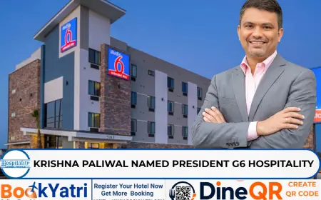 Krishna Paliwal Named New President at G6 Hospitality