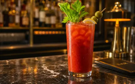 Bloody Mary Cocktail Recipe with SOP, Garnish & Presentation Guide