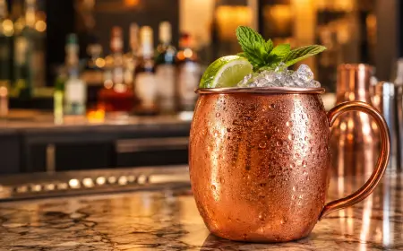 Moscow Mule Cocktail Recipe with SOP, Garnish & Presentation Guide