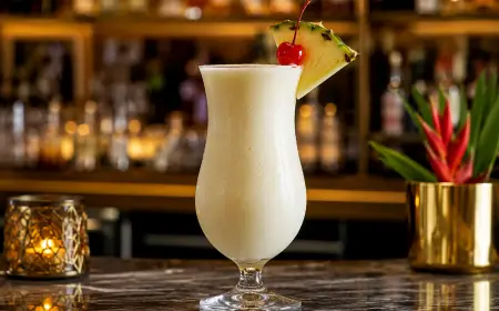 Piña Colada Cocktail Recipe with SOP, Garnish & Presentation Guide