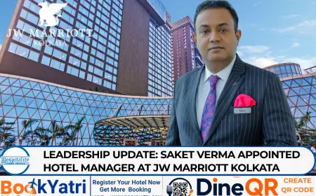 Saket Verma Appointed as Hotel Manager for JW Marriott Kolkata