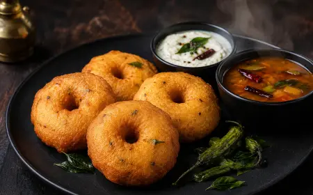 Medu Vada Recipe with SOP & Presentation Guide