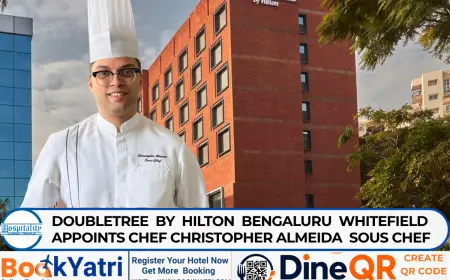 Chef Christopher Almeida Joins DoubleTree Bengaluru as Sous Chef