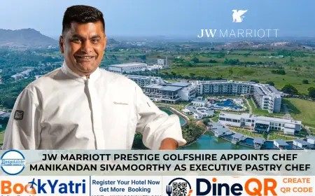 Chef Manikandan Sivamoorthy Joins JW Marriott Prestige Golfshire