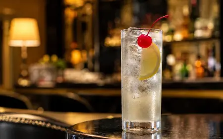 Tom Collins Cocktail Recipe with SOP, Garnish & Presentation Guide