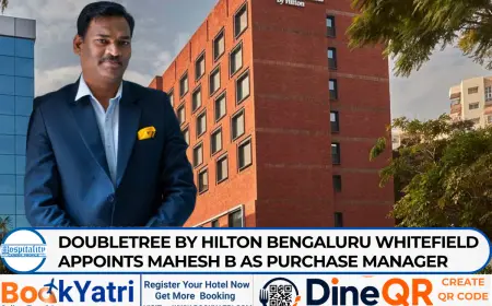 Mahesh B Joins DoubleTree Bengaluru as Purchase Manager