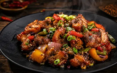 Chilli Mushroom Recipe with SOP & Presentation Guide (Indian Style)