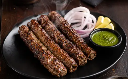 Mutton Seekh Kebab Recipe with SOP & Presentation Guide
