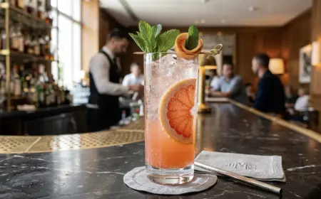 Grapefruit Fizz Mocktail Recipe Hotel Style with SOP Guide