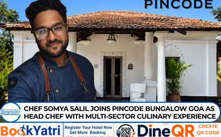 Somya Salil Joins Pincode Bungalow Goa as Head Chef