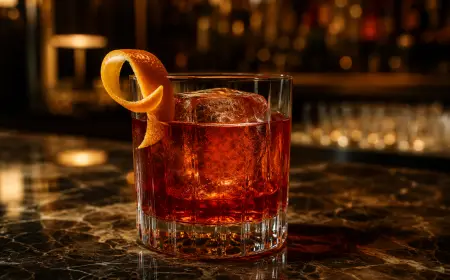 Boulevardier Cocktail Recipe with SOP, Garnish & Presentation Guide