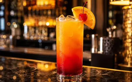 Tequila Sunrise Cocktail Recipe with SOP, Garnish & Presentation Guide