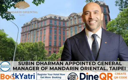 Subin Dharman Appointed General Manager of Mandarin Oriental, Taipei