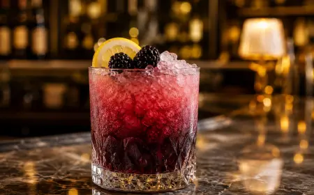 Bramble Cocktail Recipe with SOP, Garnish & Presentation Guide
