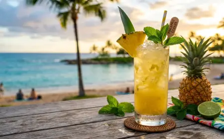 Pineapple Cooler Mocktail Recipe Hotel Style Guide