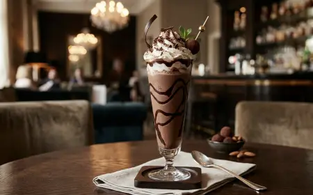 Chocolate Cream Mocktail Recipe with SOP, Garnish & Presentation Guide