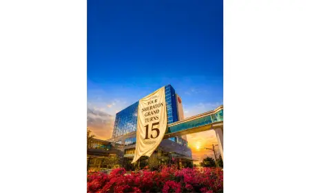Sheraton Grand Bangalore Marks 15 Years with Anniversary Stay Package