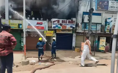 Hotel Fire Sangareddy After LPG Leak Injures Two Staff