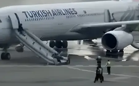 Turkish Airlines Tyre Fire Triggers High Alert at Kathmandu Airport