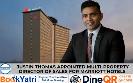 Justin Thomas to Lead Sales for Marriott’s Kochi Portfolio