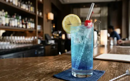 Blue Lagoon Mocktail Recipe with SOP & Presentation Guide