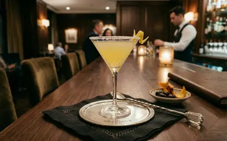 Lemon Drop Martini Cocktail Recipe with SOP, Garnish & Presentation Guide