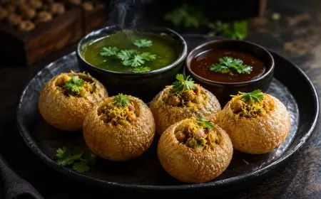 Pani Puri Recipe with SOP & Presentation Guide