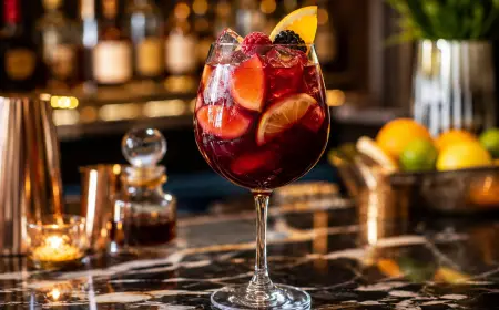 Sangria Cocktail Recipe with SOP, Garnish & Presentation Guide