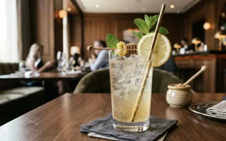 Honey Lemon Mocktail Recipe (Hotel Style) with SOP Guide