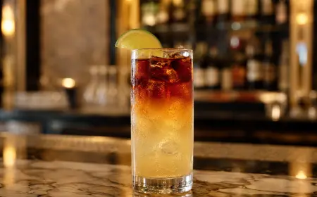 Dark and Stormy Cocktail Recipe with SOP, Garnish & Presentation Guide