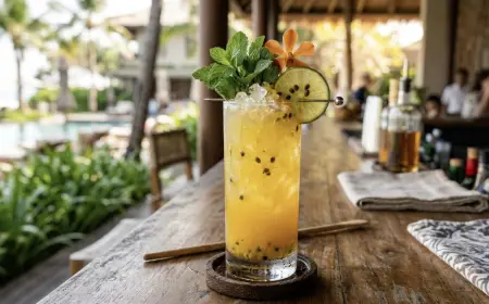 Passion Fruit Cooler Mocktail Recipe Hotel Style Guide
