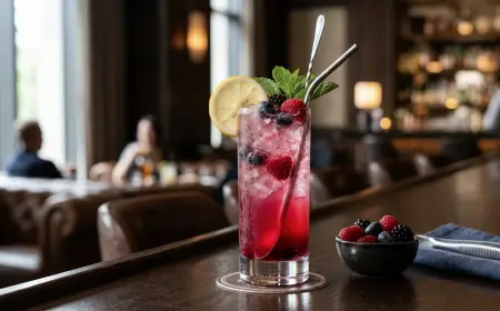 Berry Lemonade Mocktail Recipe Hotel Style Guide