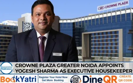 Yogesh Sharma appointed  Executive Housekeeper at Crowne Plaza