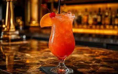 Hurricane Cocktail Recipe with SOP, Garnish & Presentation Guide