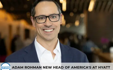 Adam Rohman New Head of America's at Hyatt