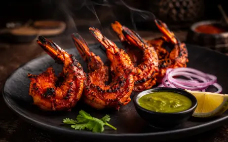 Tandoori Prawns Recipe with SOP & Presentation Guide