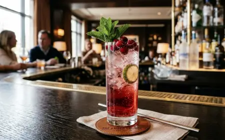 Cranberry Spritzer Mocktail Recipe Hotel Style Guide