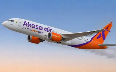 Akasa Air GIFT City Leasing Arm to Fund 200+ Jet Expansion