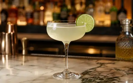 Gin Gimlet Cocktail Recipe with SOP, Garnish & Presentation Guide