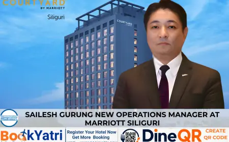 Sailesh Gurung New Operations Manager at Marriott Siliguri