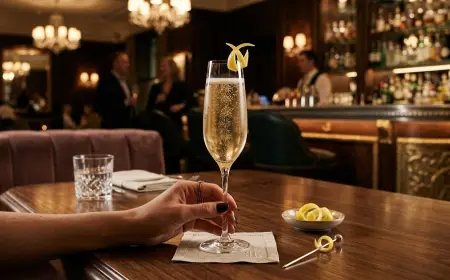 French 77 Cocktail Recipe with SOP, Garnish & Presentation Guide