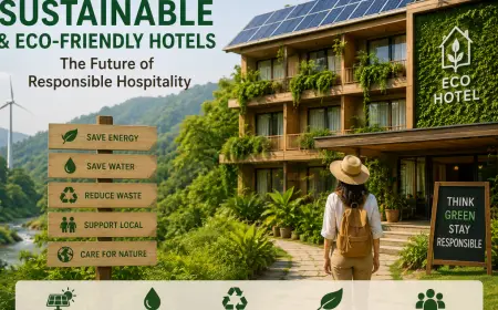 Sustainable Hotels Drive the Future of Responsible Hospitality