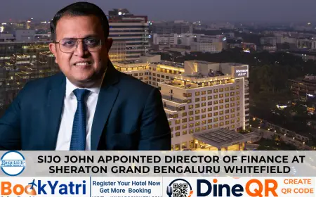 Sijo John Appointed Director of Finance at Sheraton Grand