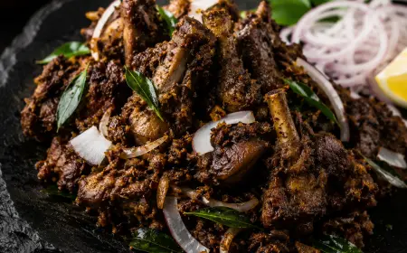Mutton Sukka Recipe with SOP & Presentation Guide (Starter)