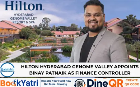 Binay Patnaik appointed Finance Controller at Hilton