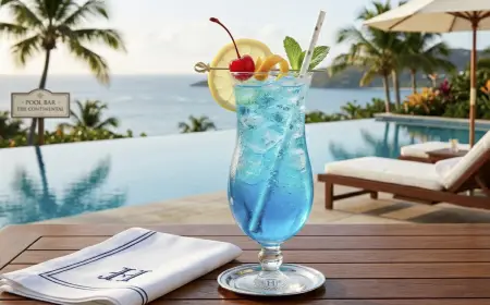 Blue Lagoon Mocktail Recipe | Easy Blue Lagoon Mocktail